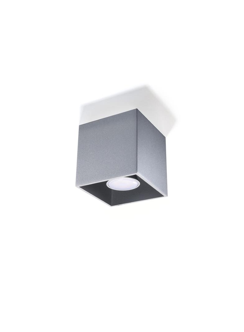 Plafon QUAD 1 szary