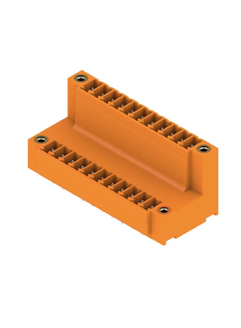 SCDV 3.81/22/180F 3.2SN OR BX Wtyki PCB (złącza płyty), 3.81 mm, Liczba biegunów: 22, kąt odejścia: 180° /50szt./ 1035080000 WEIDMÜLLER