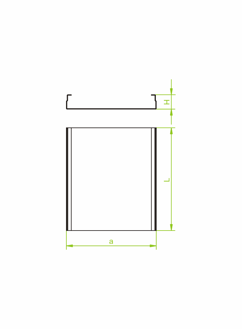 KN175H38/3 KANAŁ 1,0 MM