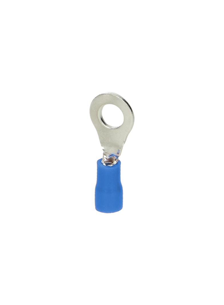 Końcówka oczkowa izolowana, przekrój maksymalny 2,5mm2, oczko na śrubę: M4, Blister 10 szt. OR-KK-8102/2,5/4/B1 ORNO
