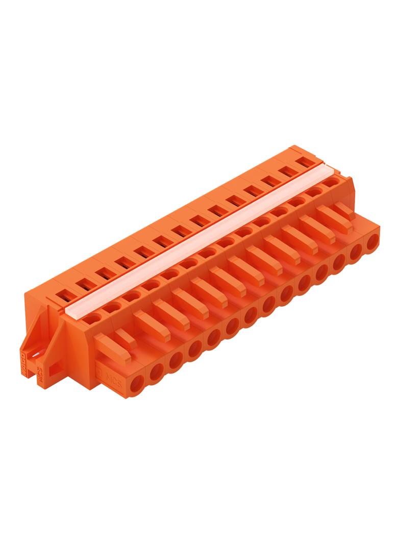 MCS-MIDI Classic gniazdo 22-bieg. pomarańczowe raster 5,08 mm /10szt./ WAGO