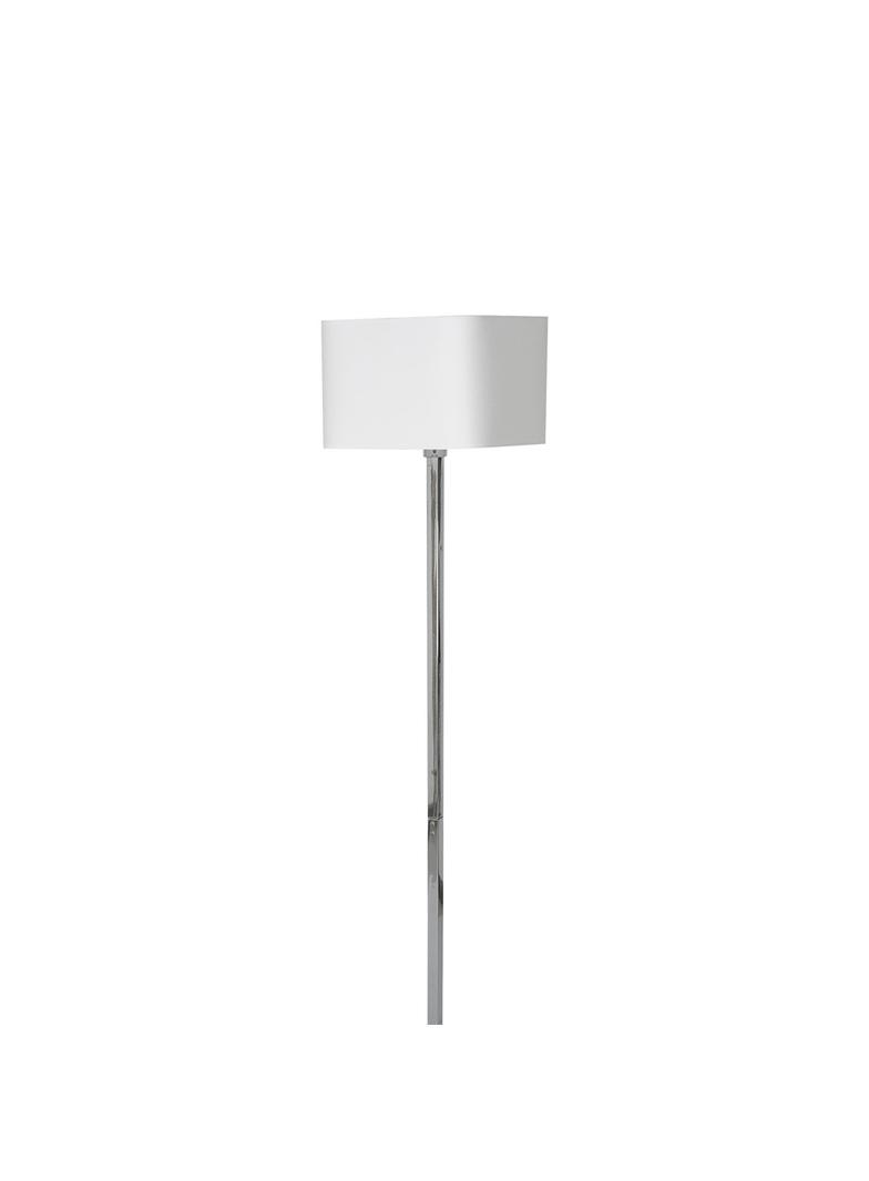 Milagro lampa podłogowa Napoli E27 biały/chrom 150cm ML6364