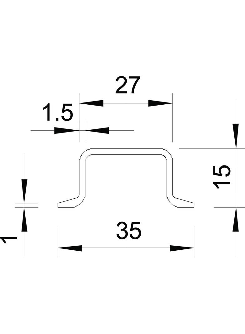 2069/15 GTP, SZYNA KOŁPAK.1,5MM CHROM.2M PEŁN