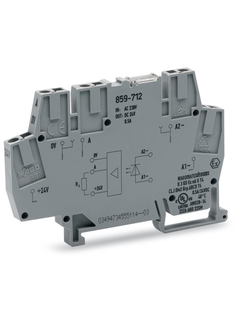 optoseparator 230VAC/24VDC 0,5A