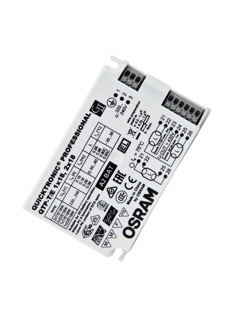 Statecznik elektroniczny QUICKTRONIC PRO T/E 1x18,2x18 220-240