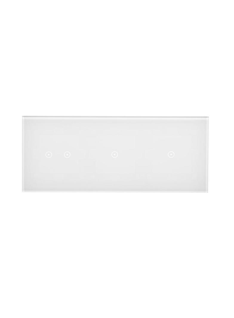 Simon 54 Touch Panel dotykowy S54 Touch 3 moduły 1 pole dotykowe + 1 pole dotykowe + 2 pola dotykowe poziome biała perła DSTR3112/70 KONTAKT