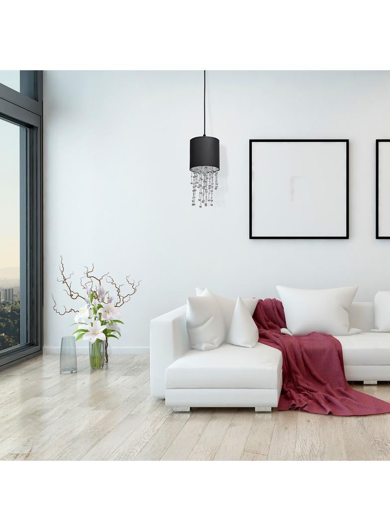 lampa wisząca Almeria E27 czarna MLP6429 Milagro