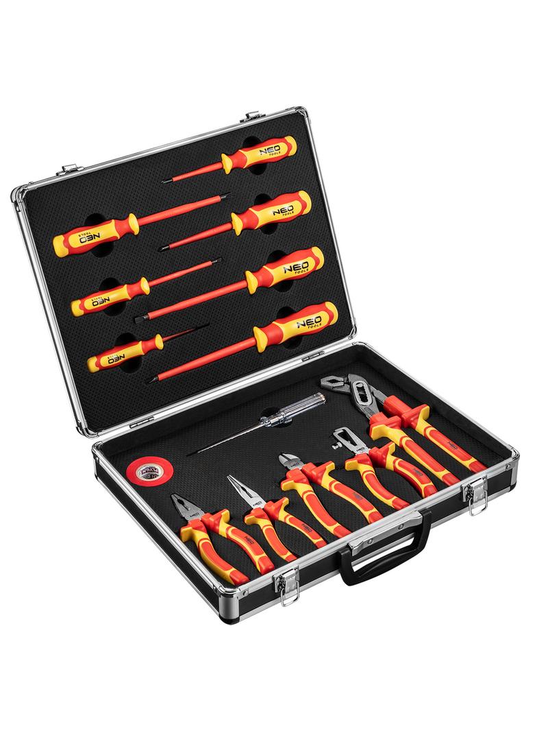 Zestaw szczypiec i wkrętaków 1000V, 13 szt.