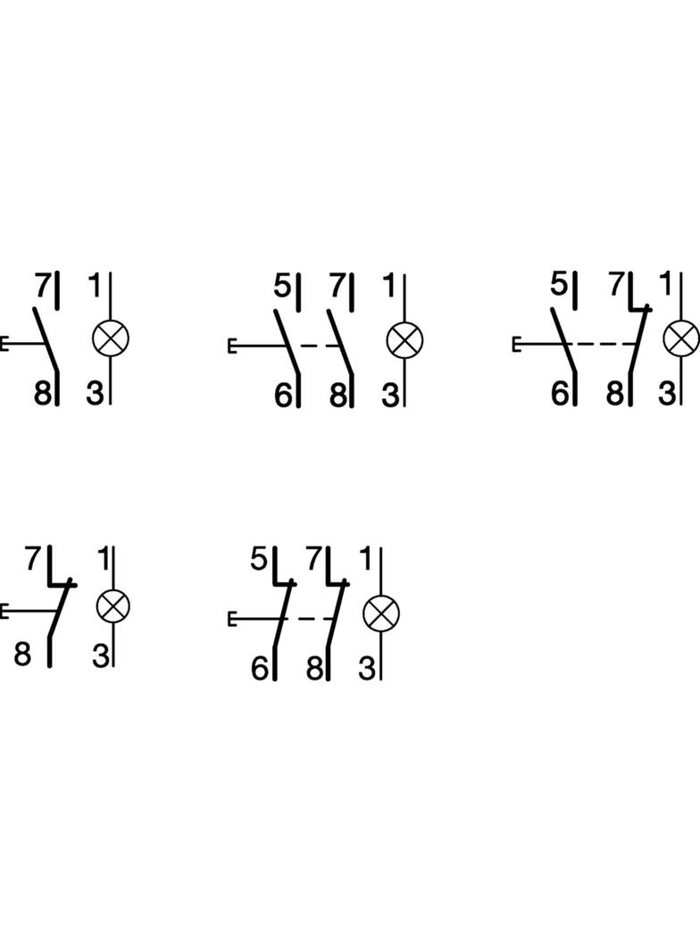 Przycisk sterowniczy 2NO LED czerwona Ith=16A 230VAC SVN432 HAGER