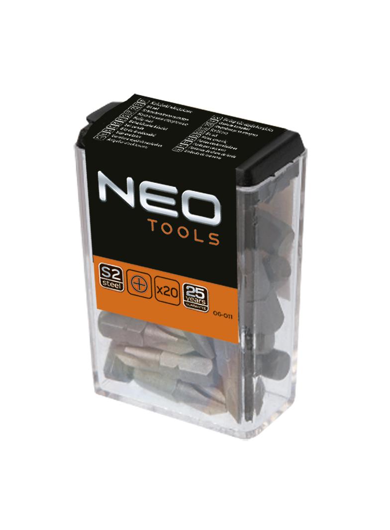 Końcówki wkrętakowe PH2 x 25 mm, 20 szt.