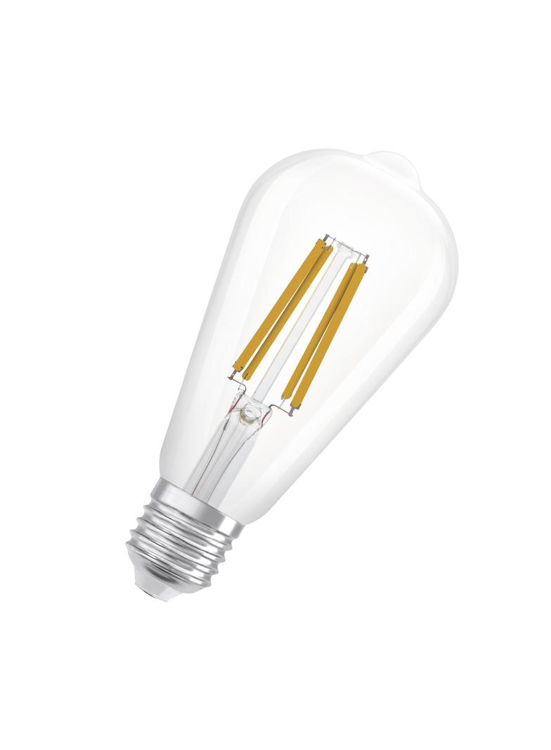 Lampa LED, klasyczny kształt bańki Edison 4W 830 230V szkło przezroczyste E27