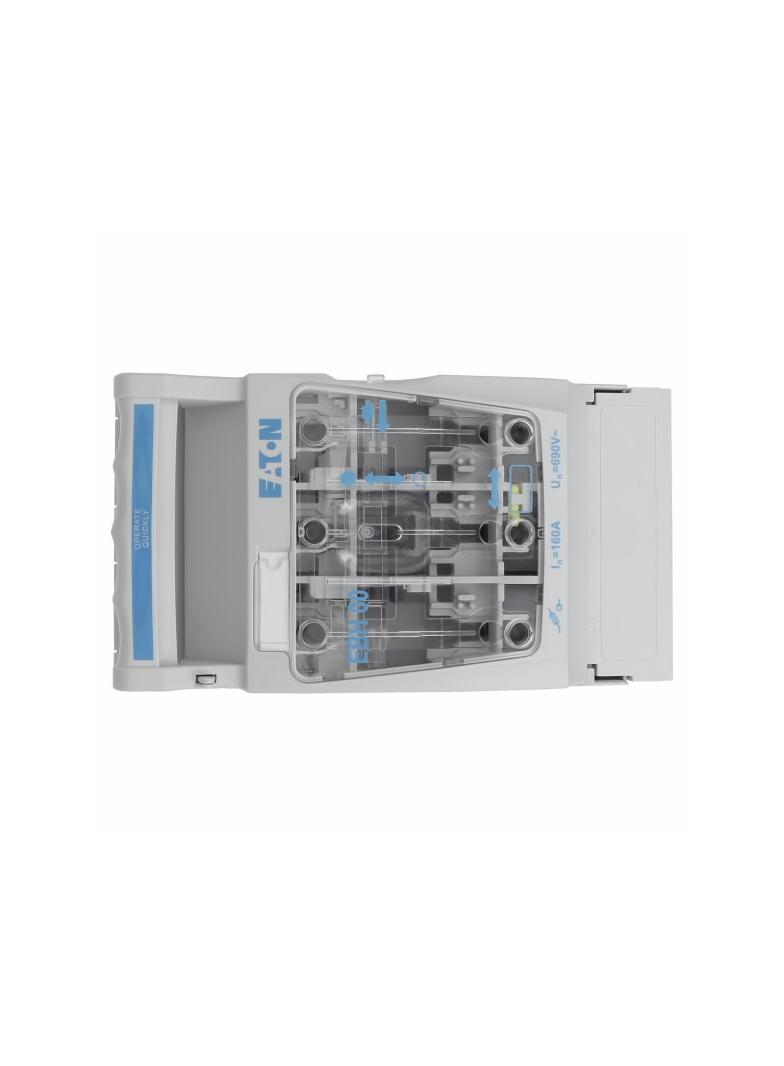 EBH0013TTM8 Rozłącznik bezpiecznikowy poziomy 160A AC 690V NH00 AC23B 3P IEC montaż na szyn EBH0013T