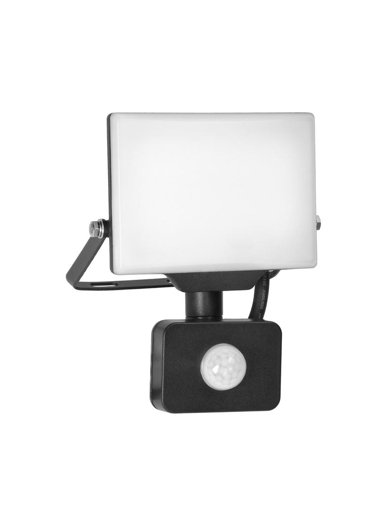 PORTO S LED 20W naświetlacz z PIR, 1600lm, IP44, 4000K, aluminium + poliwęglan AD-NL-6463BLR4 ORNO