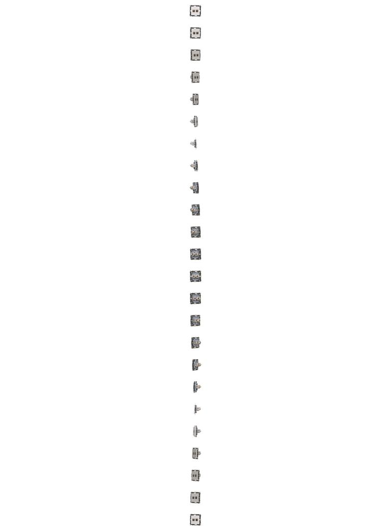 Simon 55 Gniazdo komputerowe podwójne RJ45 kategoria 6 ekranowane z przesłoną przeciwkurzową Aluminium mat T62E.01/143 KONTAKT