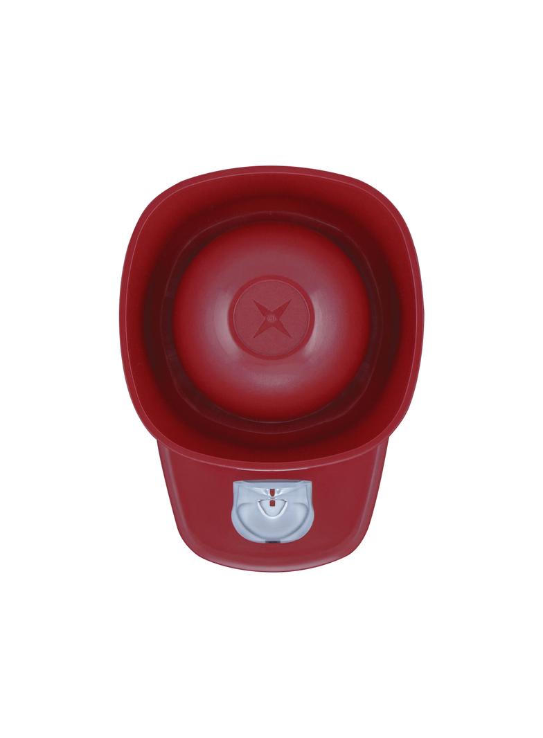 SY Base-LX-W/RF/R1 + SY/R1/E VDS G2 Sygnalizator Optyczno-Akustyczny Symphoni LX Ścienny czerwona ob