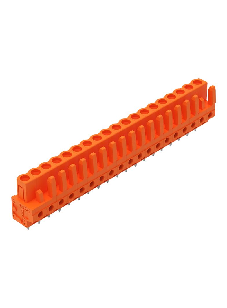 MCS-MIDI Classic gniazdo 19-bieg. pomarańczowe raster 5,08 mm /10szt./ WAGO