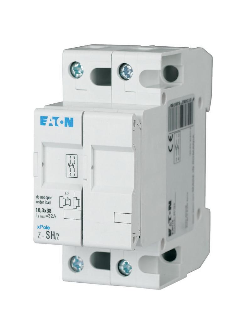 Z-SH/2 Rozłącznik bezpiecznikowy cylindryczny 10x38mm 2P 263878 EATON