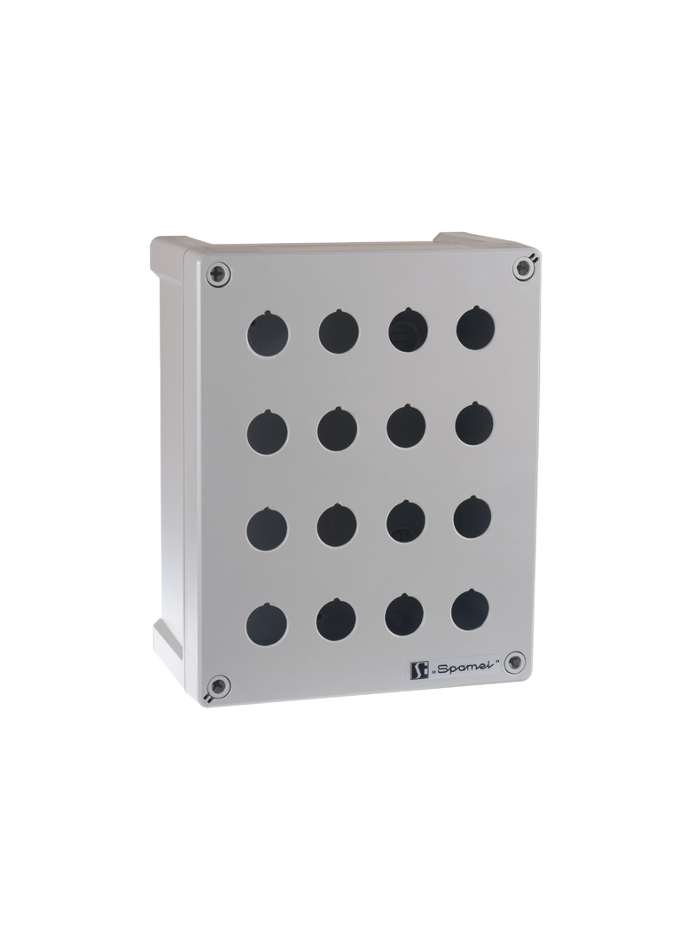 KASETA STEROWNICZA WIELOOTWOROWA PUSTA - 16 OTWORÓW