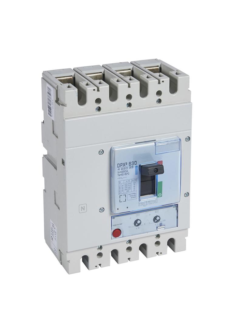 Wyłącznik DPX3 630 Tm 4P 250A 70Ka 422033 LEGRAND