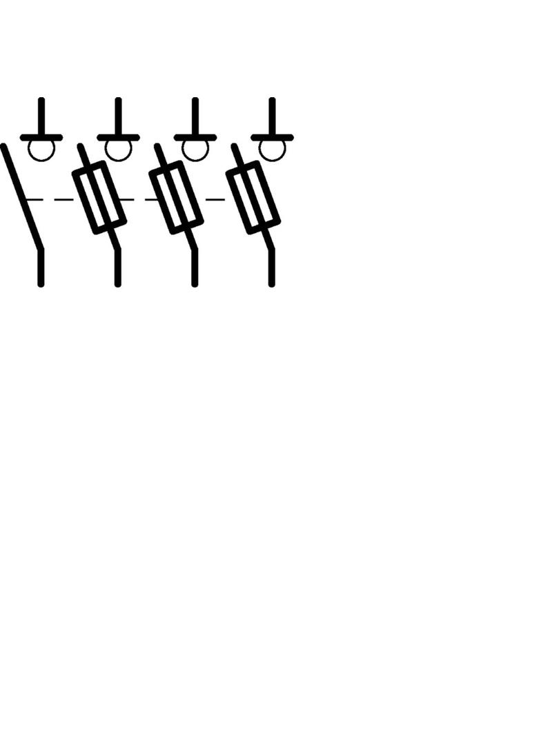 Rozłącznik bezpiecznikowy cylindryczny 4P 10x38mm L95400 HAGER