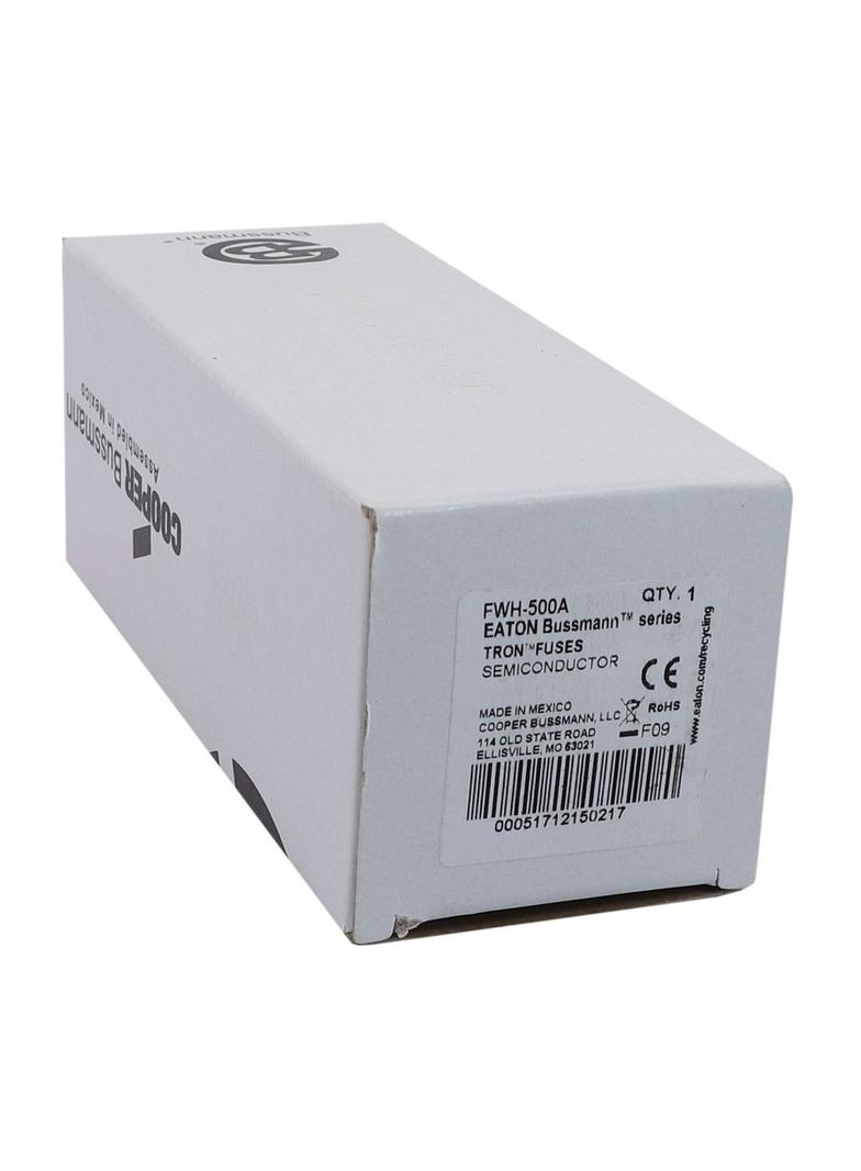 BUSS HIGH SPEED FUSE Wkładka szybka 500A AC 500V 51x110 mm UL FWH-500A EATON
