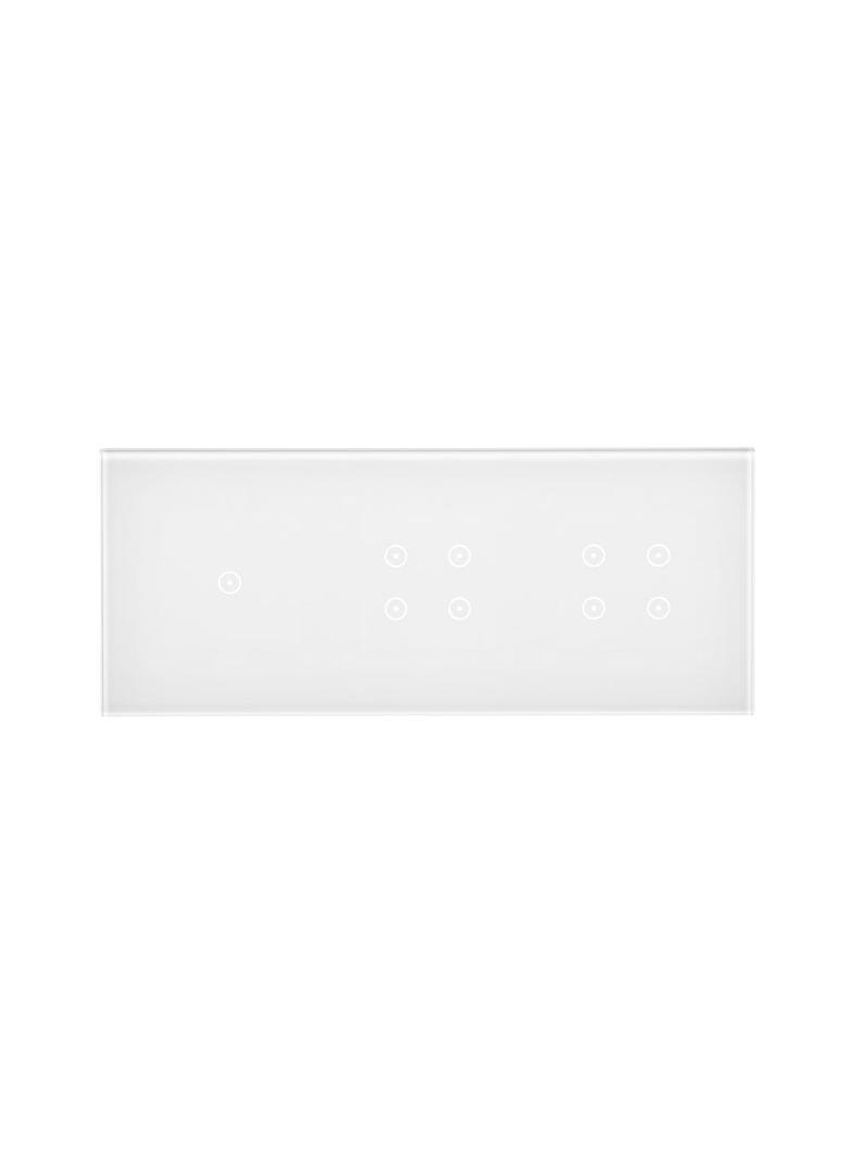 Simon 54 Touch Panel dotykowy S54 Touch 3 moduły 1 pole dotykowe + 4 pole dotykowe +  4 pole dotykowe biała perła DSTR3144/70 KONTAKT
