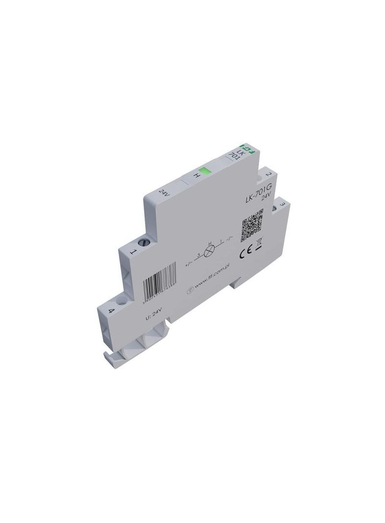 Lampka kontrolna zasilania 1/3S 12÷60V DC 12÷48V AC 1xLED ZIELONA LK-701G-24V F&F
