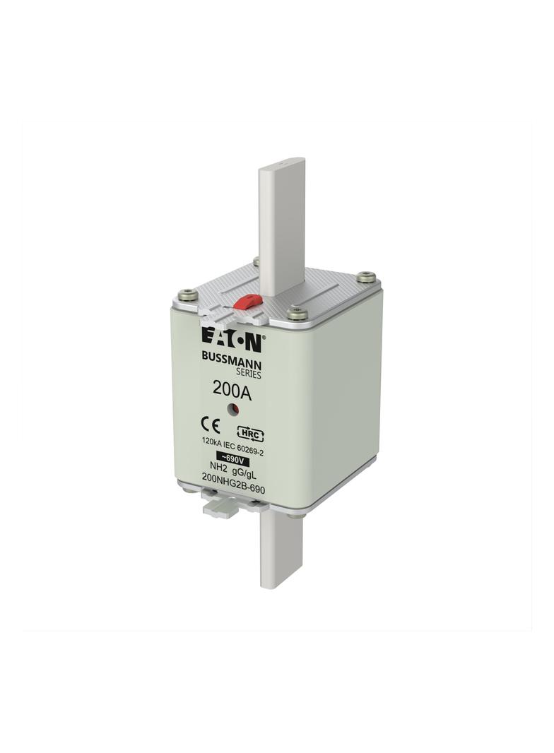 NH FUSE 200AMP 690V gG SIZE 2 Wkładka NH2 200A 690V GL/GG podwójny wskaźnik 200NHG2B-690 EATON
