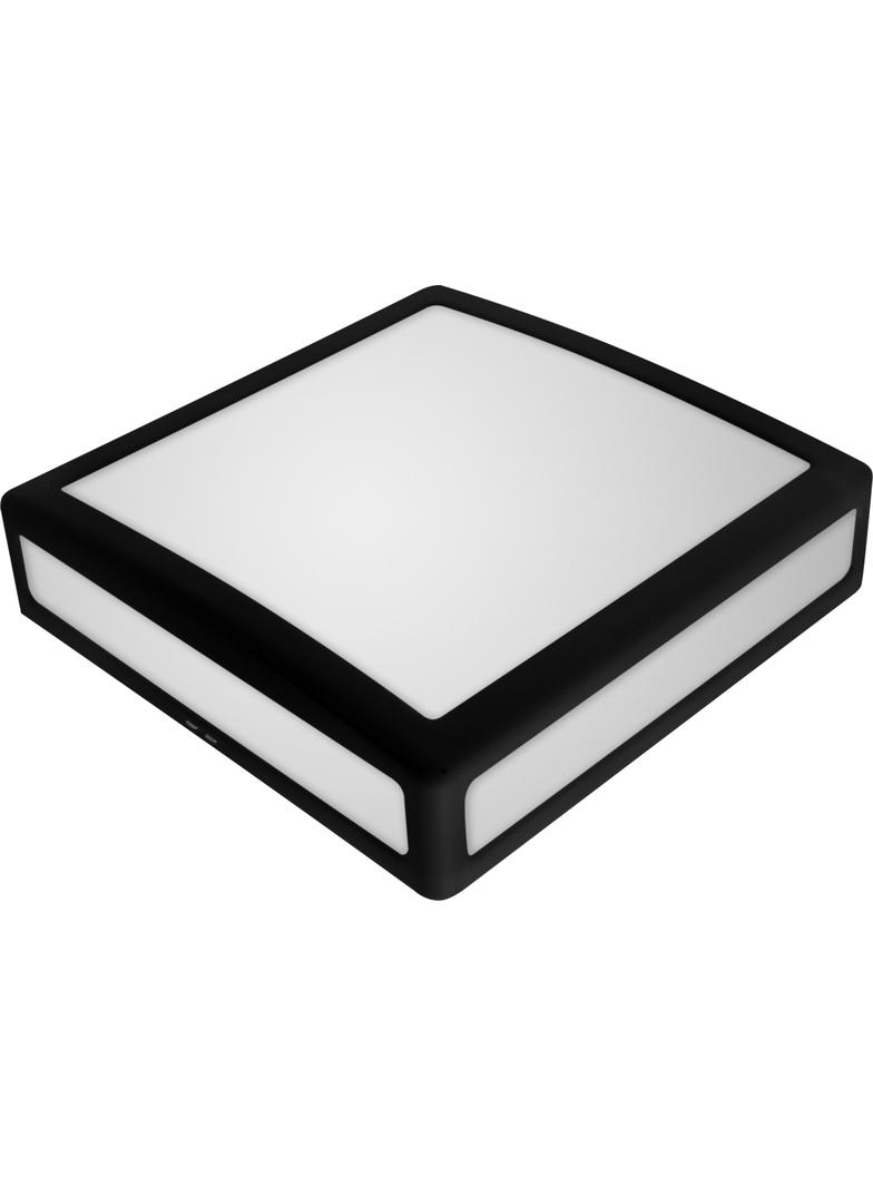 Oprawa oświetleniowa ERIS LED czarny pierścień, klosz mleczny b.neutralny 9W