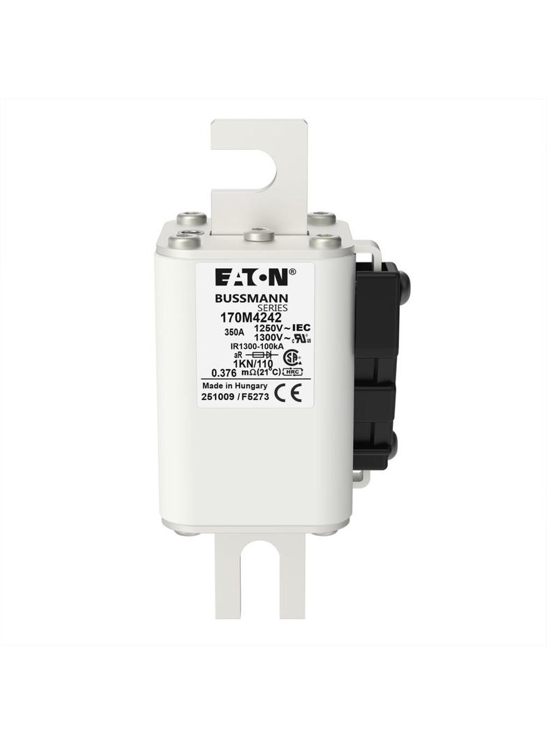 FUSE 350A 1250V 1KN/110 AR CU Wkładka szybka 350A AC 1250V rozmiar 1 53x69x138 mm aR DIN I 170M4242
