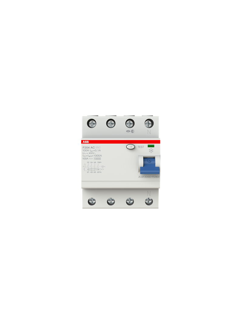 F204 AC-100/0,1 wyłącznik różnicowo-prądowy STANDARD
