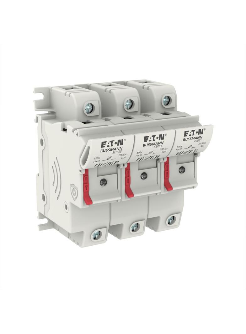 3 Pole 14x51 MFH Neon Indicator Podstawa wkładki cylindrycznej 14x51 3P 50A 690VAC wskaźnik CH143DIU