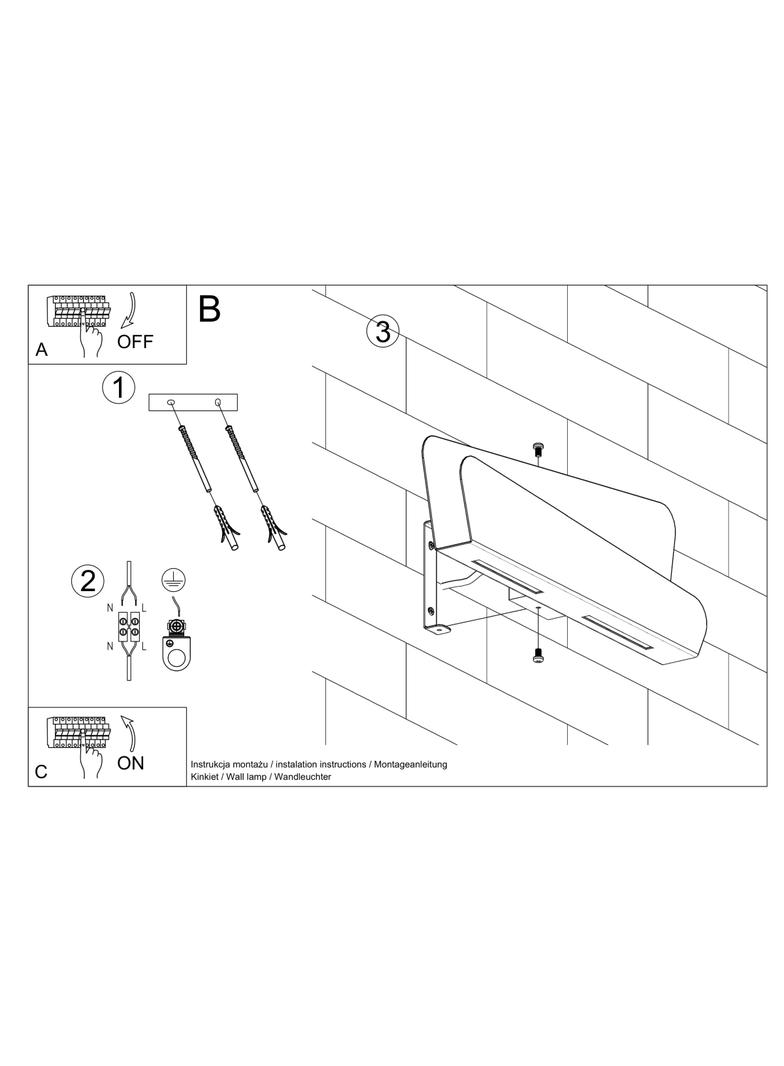 Sollux Kinkiet BASCIA biały SL.0932