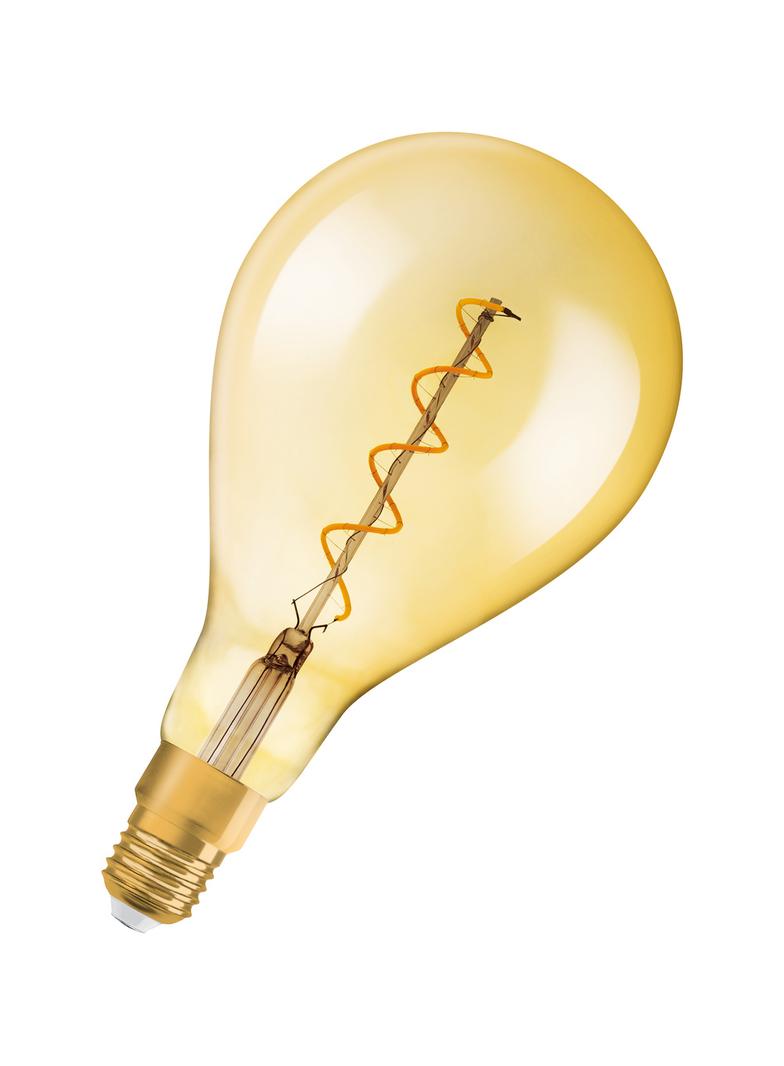 Lampa LED Vintage 1906 CL A160 Filament szkło przezroczyste GOLD 28 dim 5W 820 E27