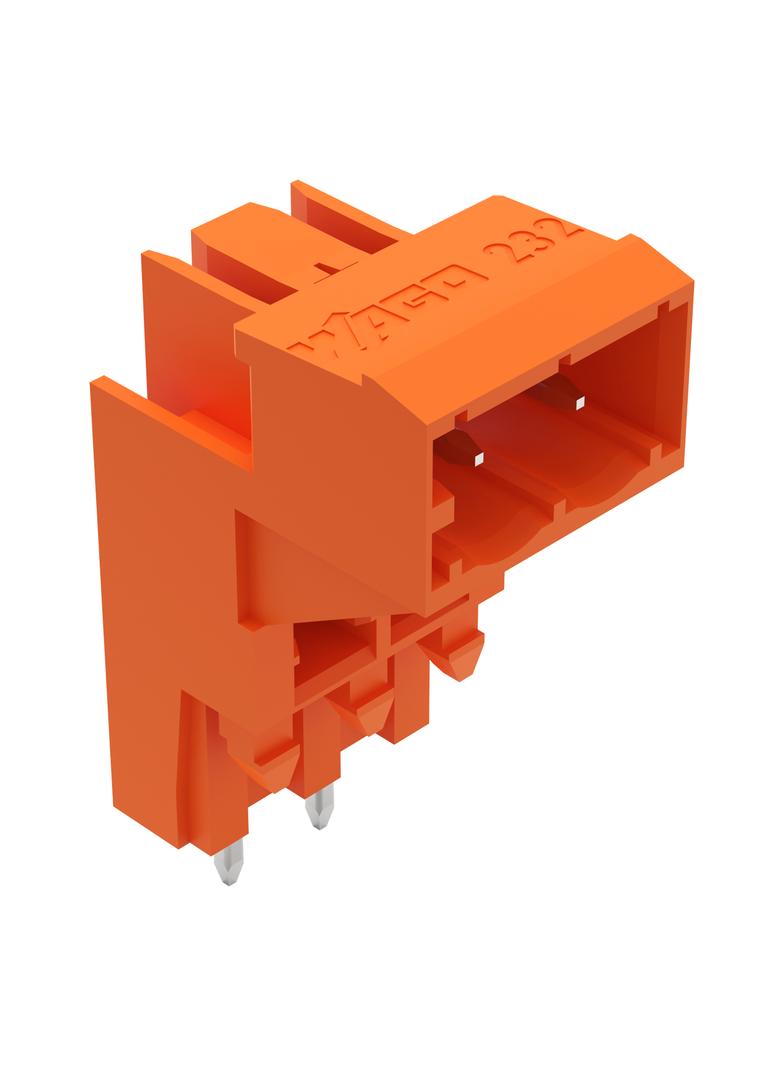 MCS-MIDI Classic wtyk podwyższony 2-bieg. pomarańczowy raster 5,08 mm /100szt./ WAGO