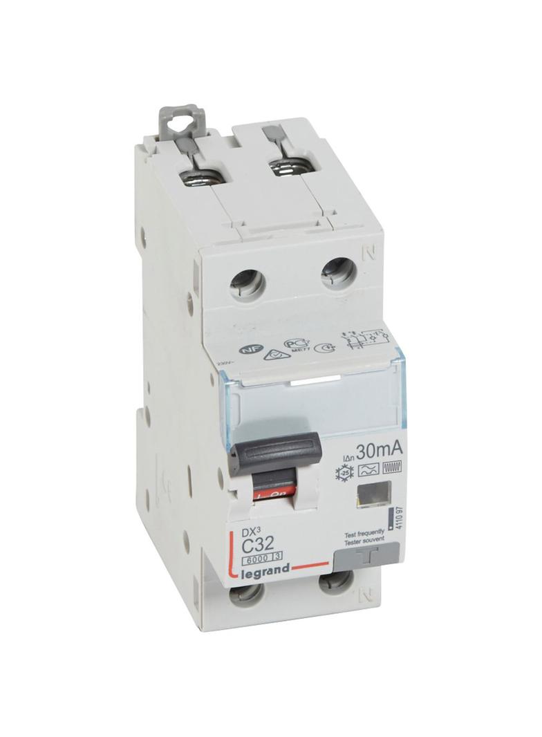 Wyłącznik Różnicowonadprądowy P 312 2P C32A 30Ma Typ F Serii DX3 411097 LEGRAND
