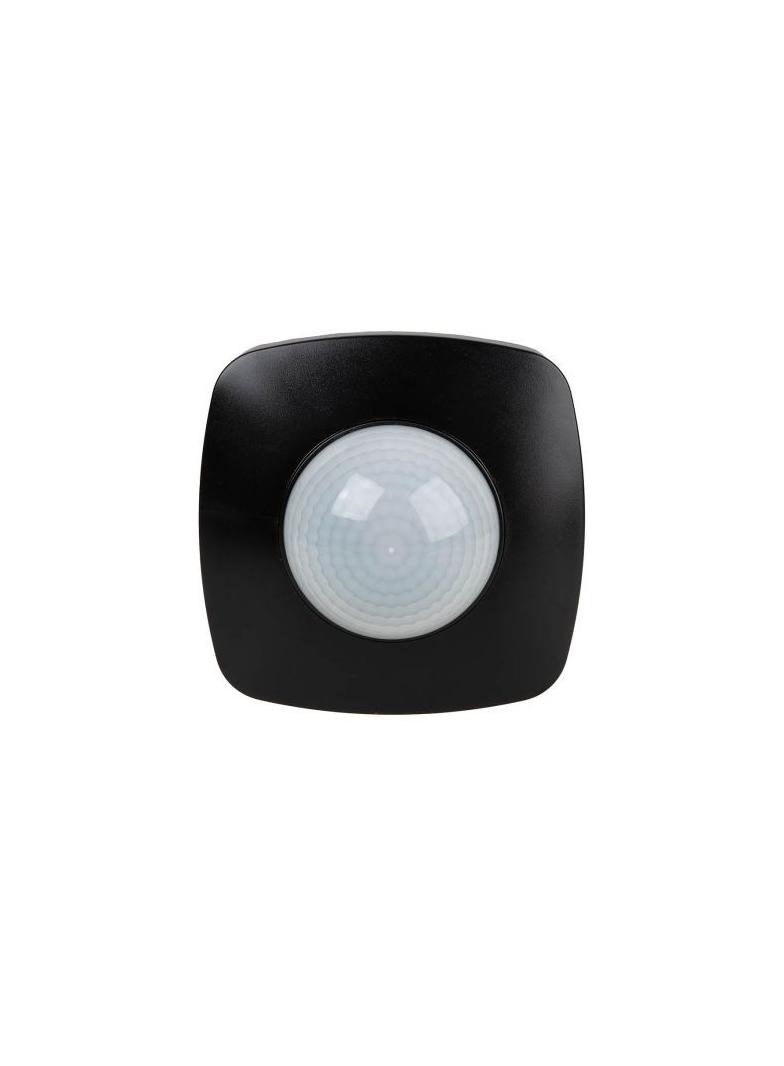 Czujnik ruchu PIR z funkcją obecności IP65 sufitowy 360° 10A 230V czarny F&F