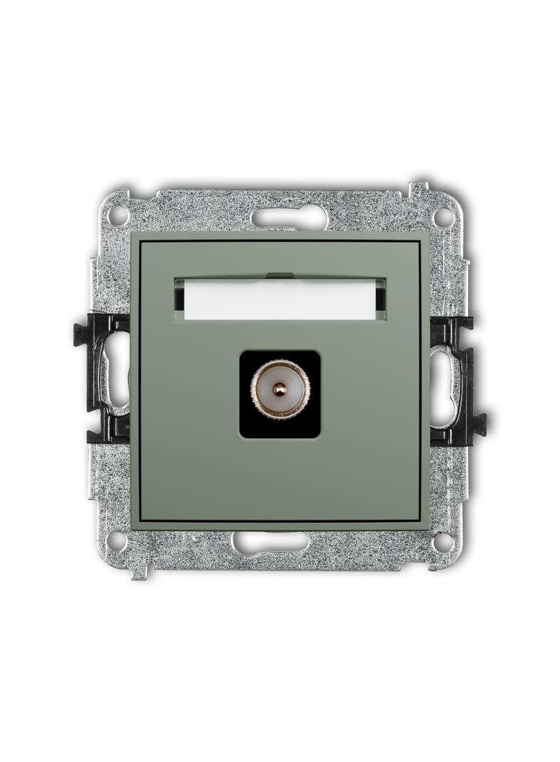 MINI Mechanizm gniazda antenowego pojedynczego TV  szałwiowy