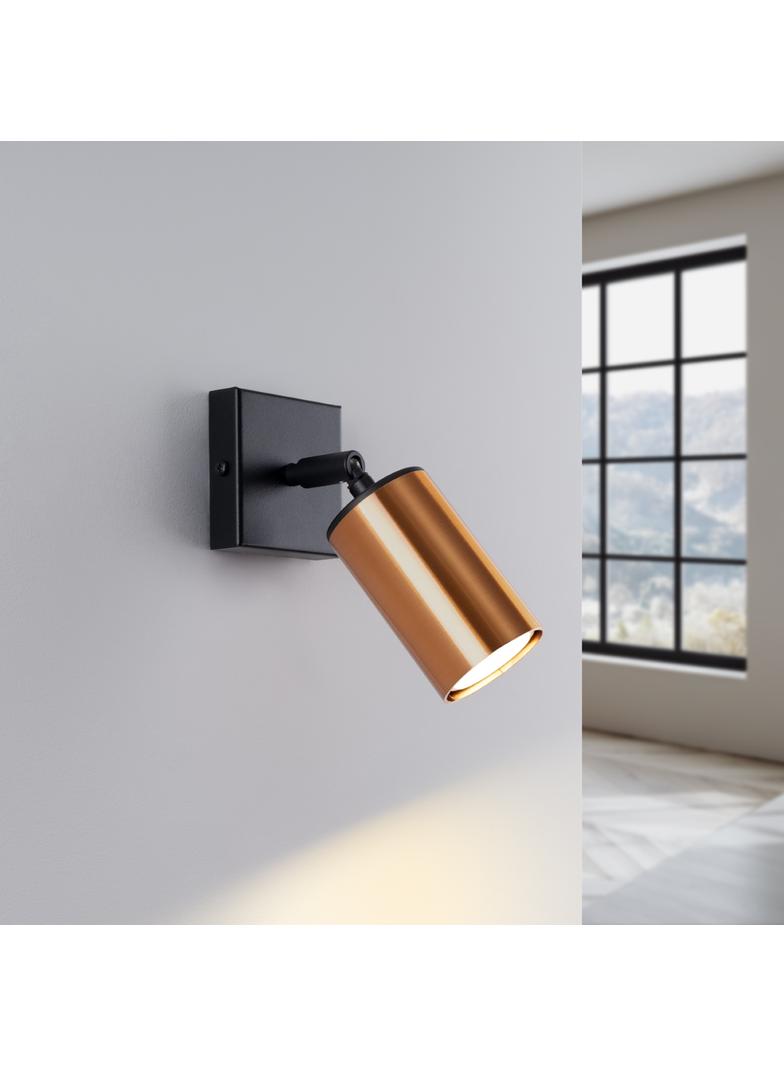 Kinkiet WINX czarny/miedź