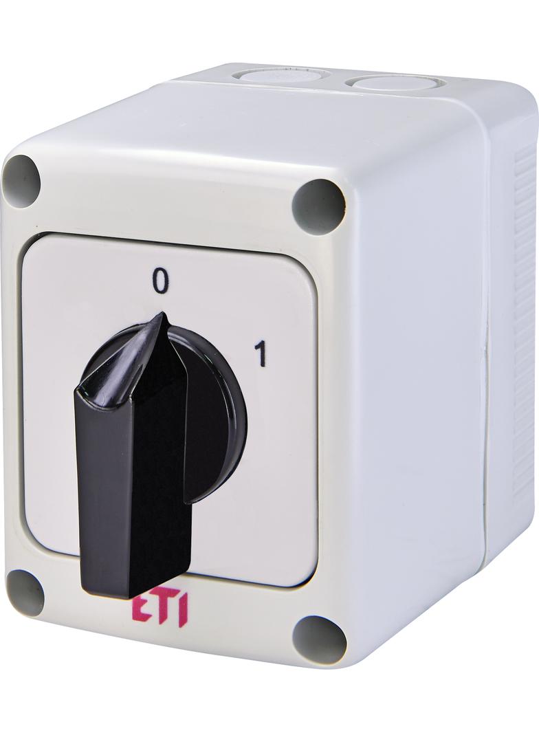 Przełącznik 0-1 4P w obudowie CS 25 92 PN 004773170 ETI