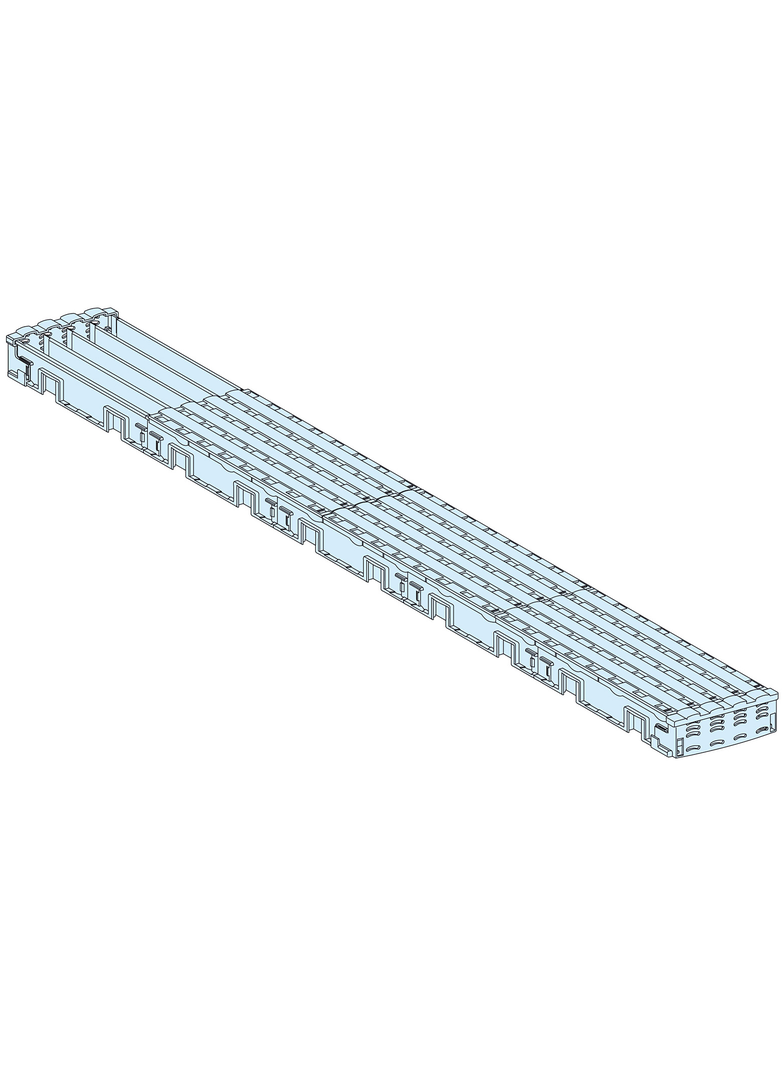 Rozdzielnice PrismaSet szyny PowerClip Linergy BW 125A L=750mm 4P LVS04108 SCHNEIDER