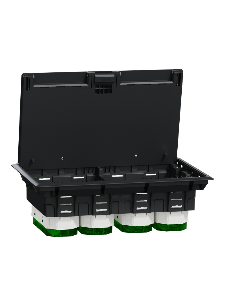 Puszka podłogowa, Unica system+, 12 modułów