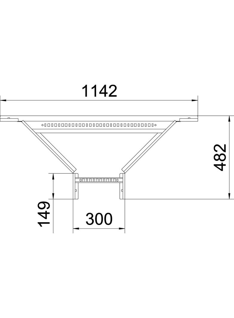 LAA 1130 R3 FT Trójnik dostawny drabin kabl.
