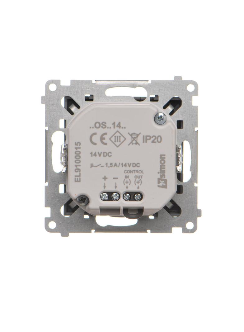 Simon 55 Oprawa oświetleniowa LED 14V z czujnikiem ruchu (0,64 W) Barwa ciepła biała 3100K Grafitowy