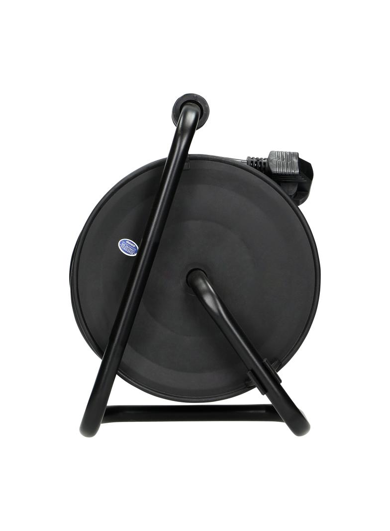 Przedłużacz bębnowy MINI 4 gniazda (Schuko) metalowy stojak polwinit H05VV-F 3x1mm2 - 15m OR-AE-1317