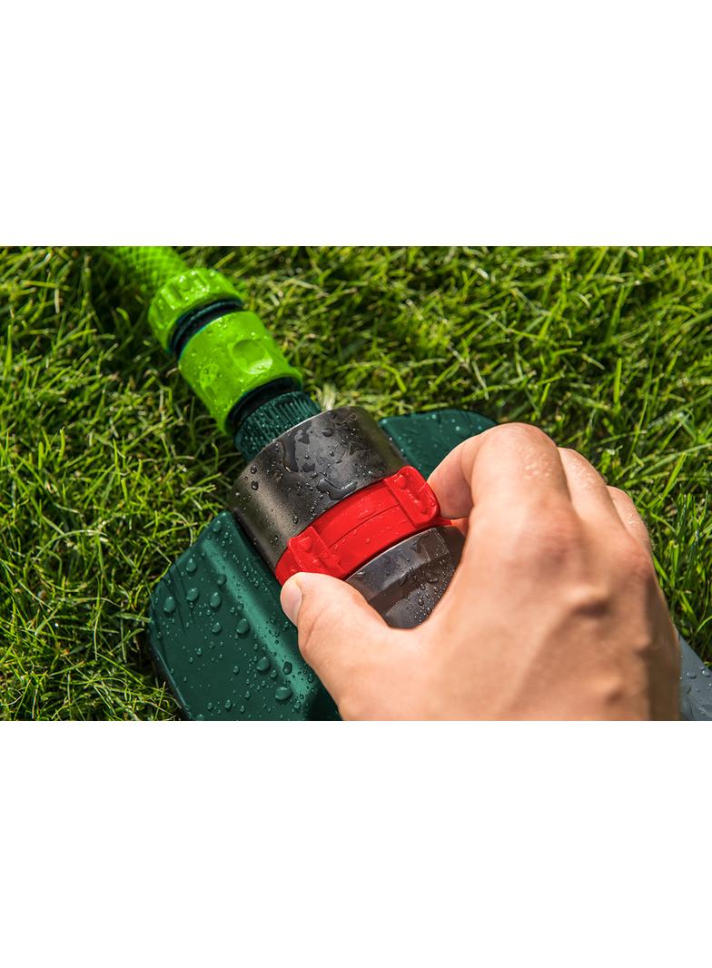 Zraszacz oscylacyjny, powierzchnia zraszania do 418 m2, 18 dyszy zraszających