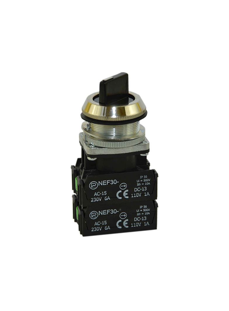 Przycisk NEF30-TPE 2X2Y/W3 czarny