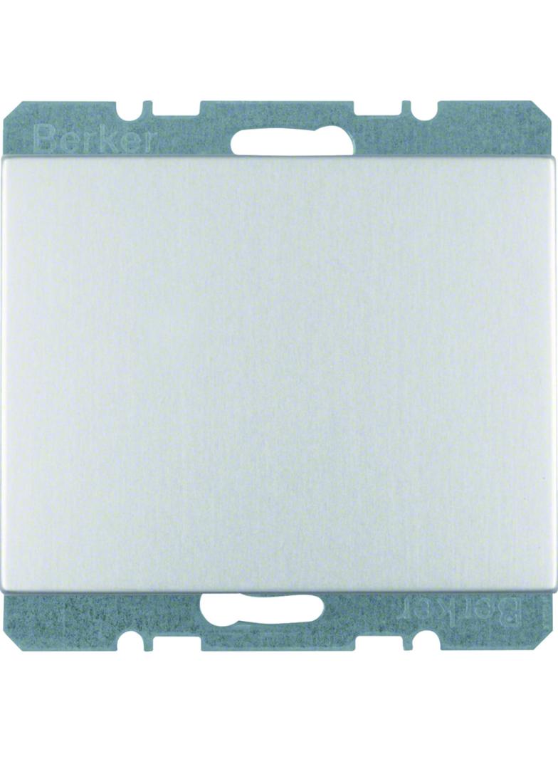 BERKER K.5 Zaślepka z płytką czołową aluminium 6710457003 HAGER
