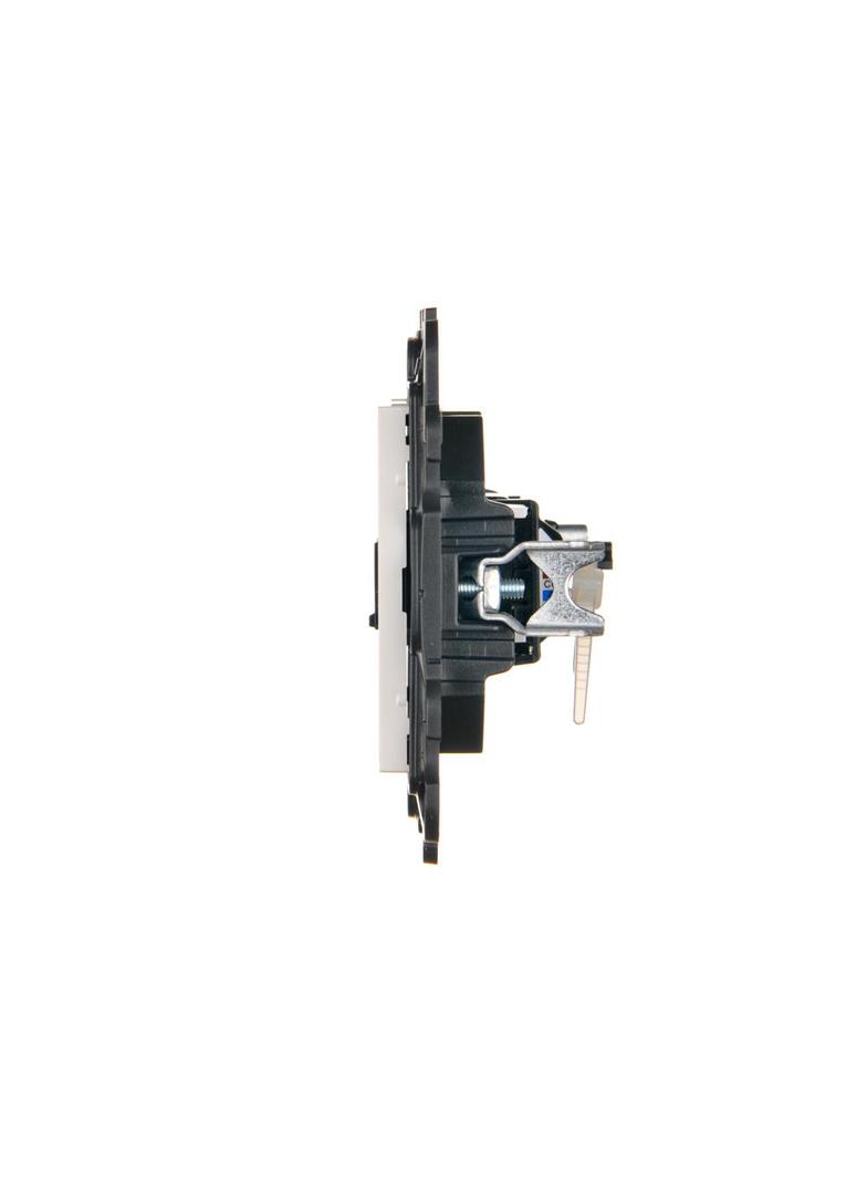 Simon 24 Gniazdo komputerowe pojedyncze RJ45 kat. 6 biały N61.01/11