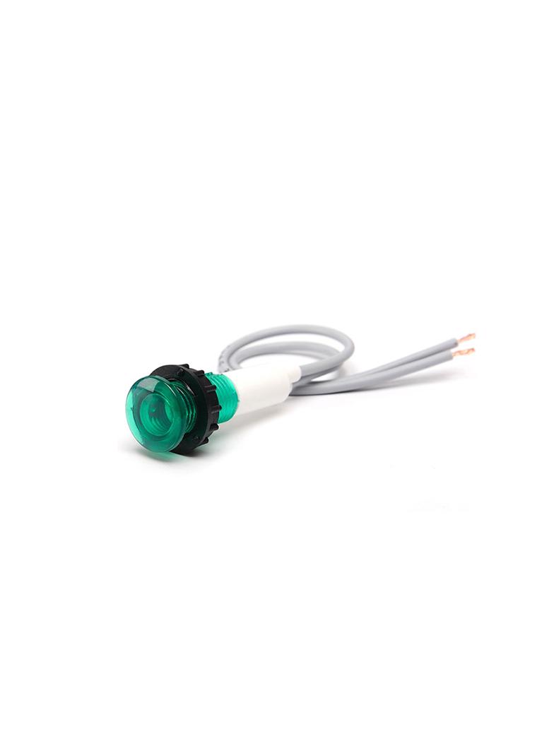 Lampka sygnalizacyjna 10mm 220V zielona